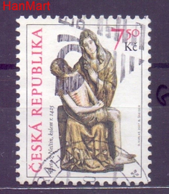 Znaczek Czechy 2007 Mi mpl506g Stemplowane