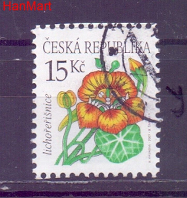 Znaczek Czechy 2007 Mi mpl522j Stemplowane