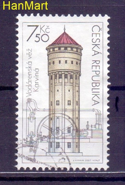 Znaczek Czechy 2007 Mi mpl530i Stemplowane