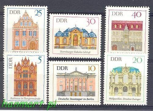 Znaczek NRD / DDR 1969 Mi 1434-1439 Czyste **