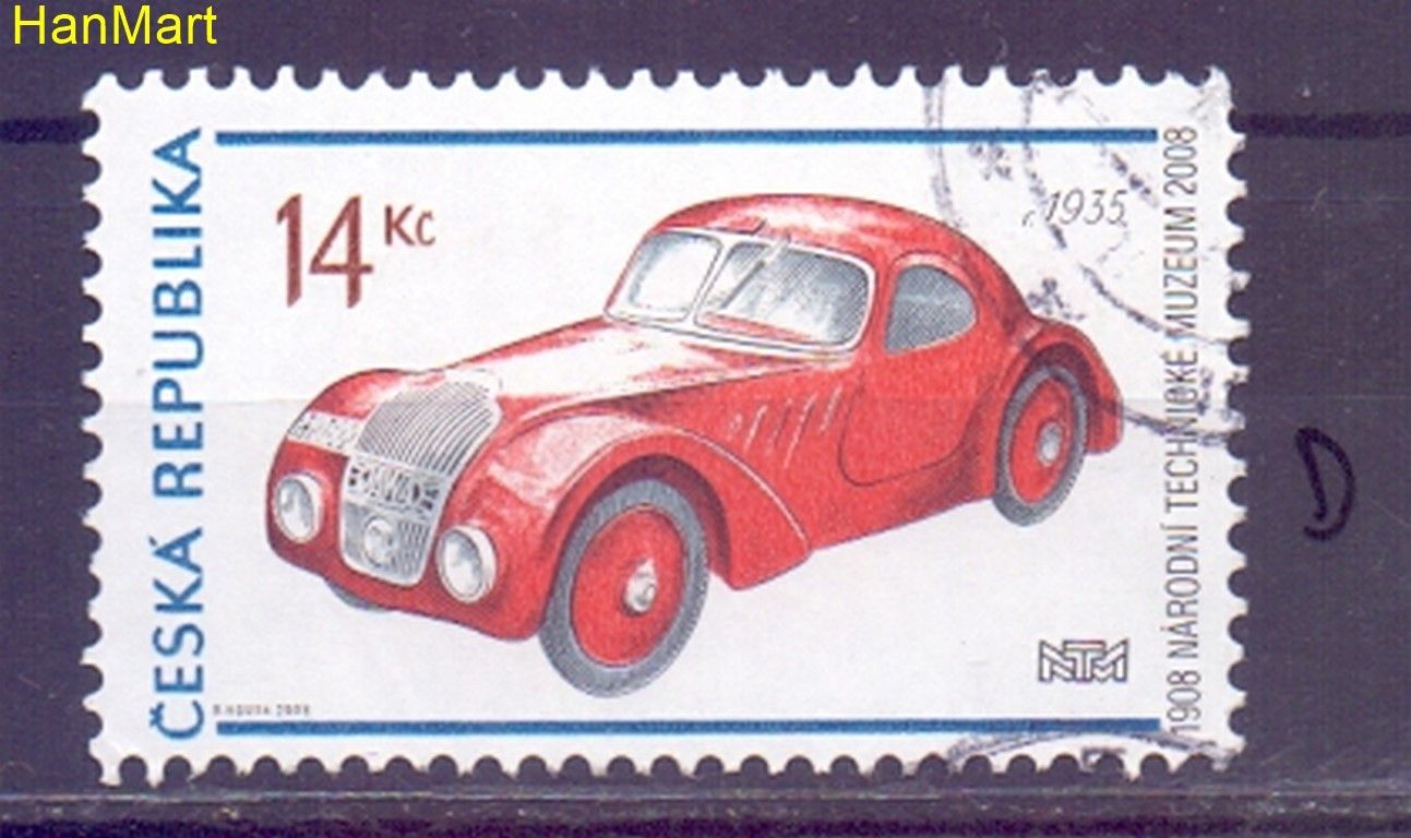 Znaczek Czechy 2008 Mi mpl556d Stemplowane