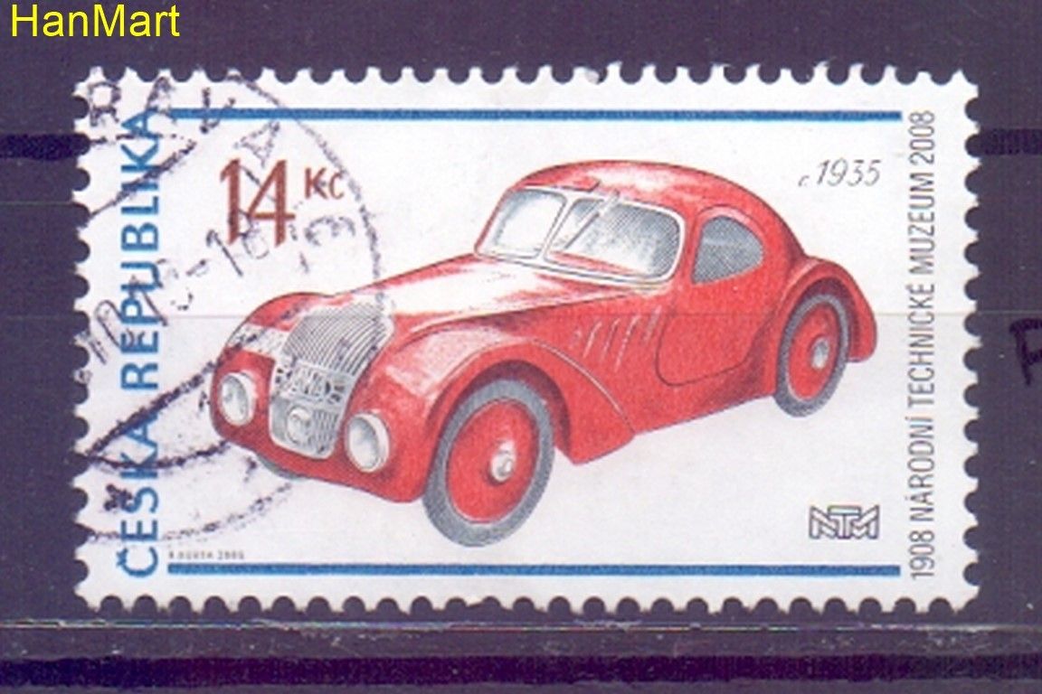 Znaczek Czechy 2008 Mi mpl556f Stemplowane