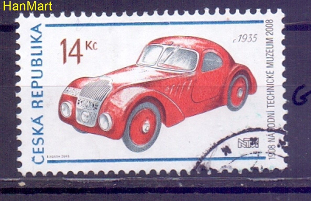 Znaczek Czechy 2008 Mi mpl556g Stemplowane