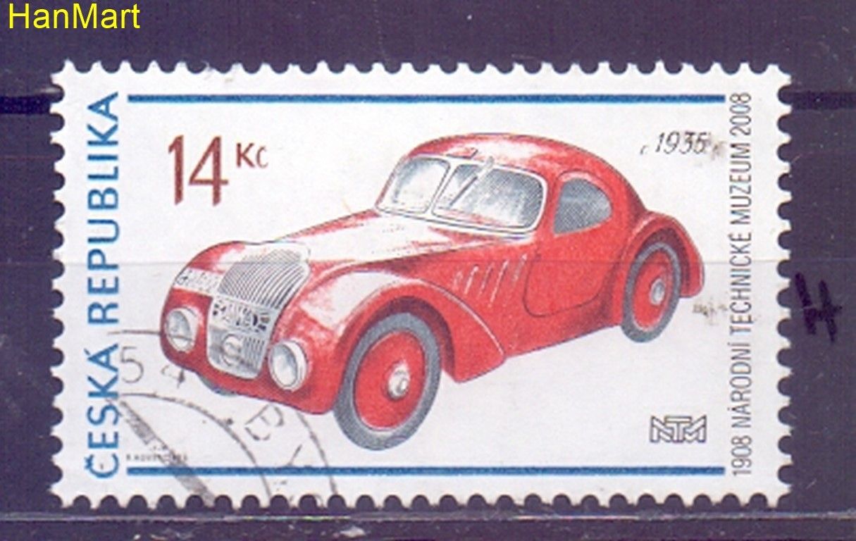 Znaczek Czechy 2008 Mi mpl556h Stemplowane