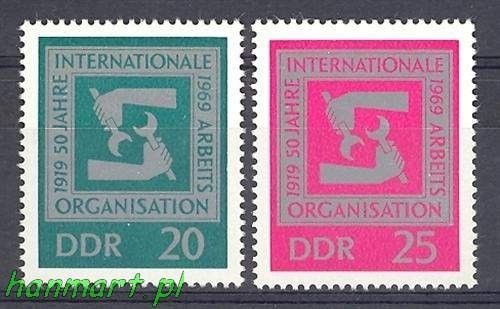 Znaczek NRD / DDR 1969 Mi 1517-1518 Czyste **