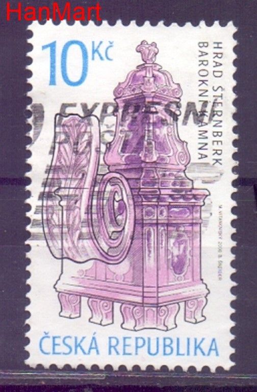 Znaczek Czechy 2008 Mi mpl575f Stemplowane