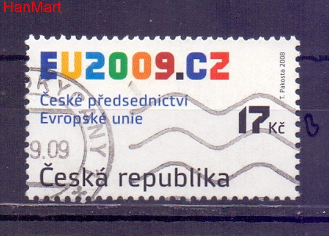 Znaczek Czechy 2008 Mi mpl583b Stemplowane