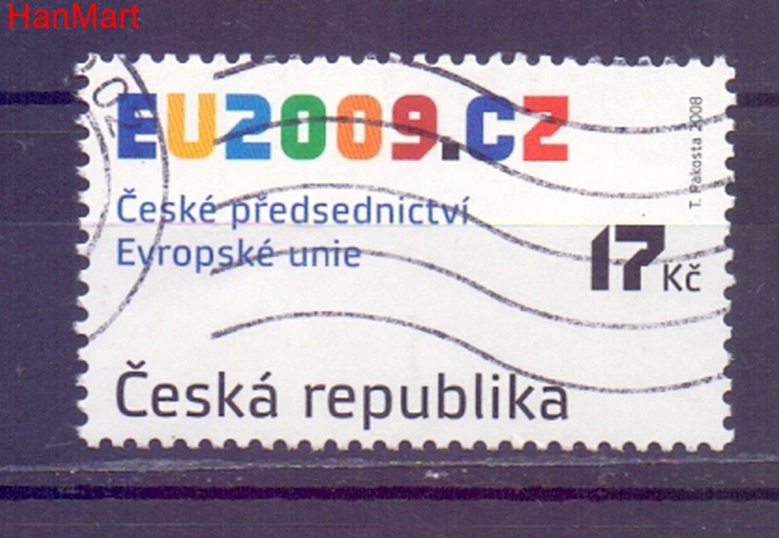 Znaczek Czechy 2008 Mi mpl583e Stemplowane
