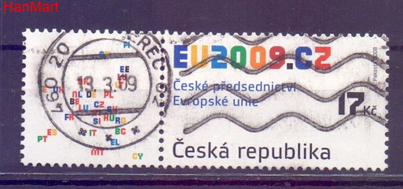Znaczek Czechy 2008 Mi mplzf583b Stemplowane
