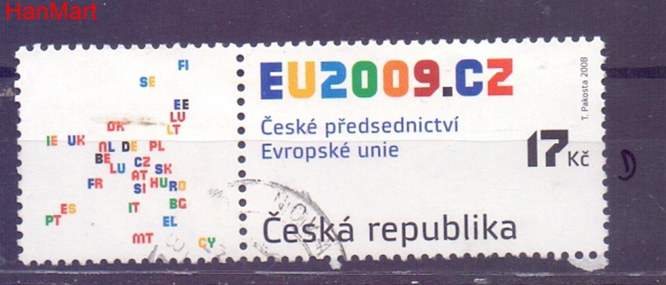 Znaczek Czechy 2008 Mi mplzf583d Stemplowane