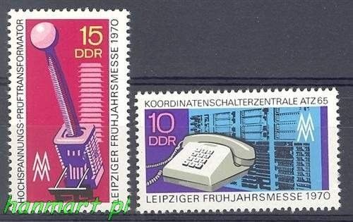 Znaczek NRD / DDR 1970 Mi 1551-1552 Czyste **