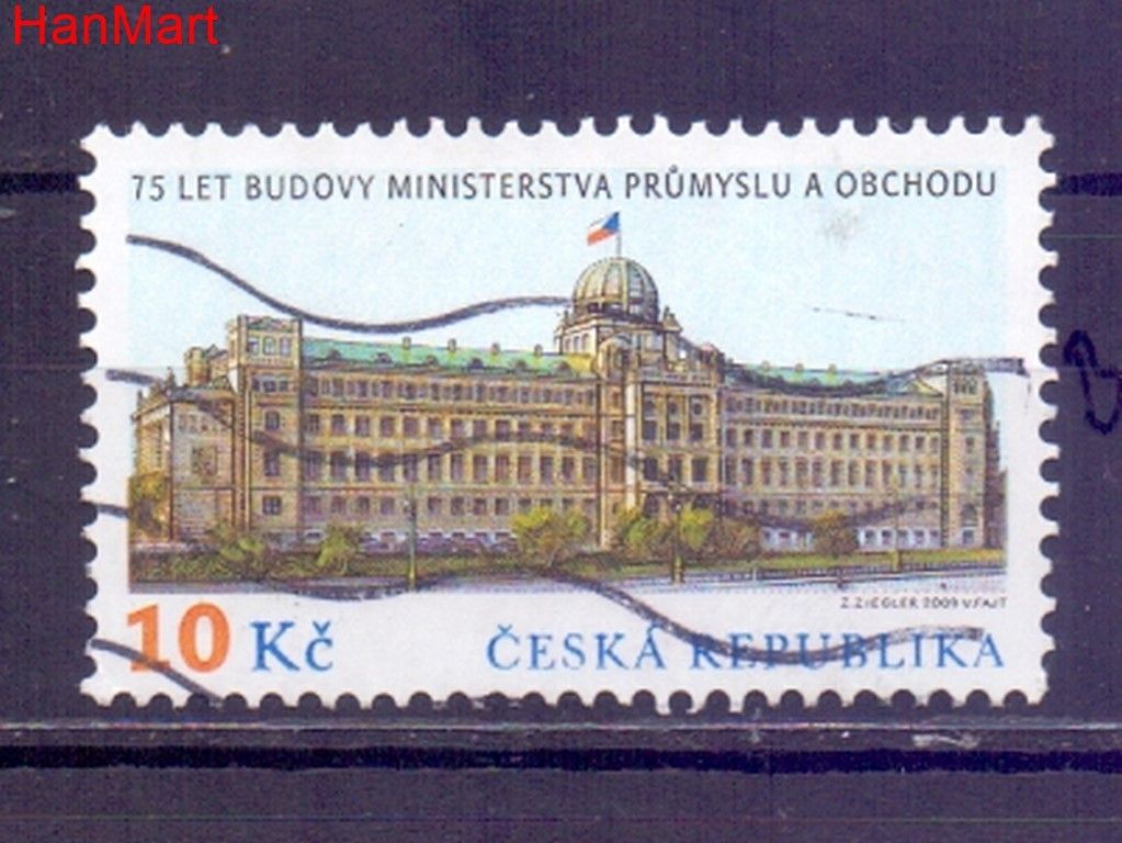 Znaczek Czechy 2009 Mi mpl593b Stemplowane
