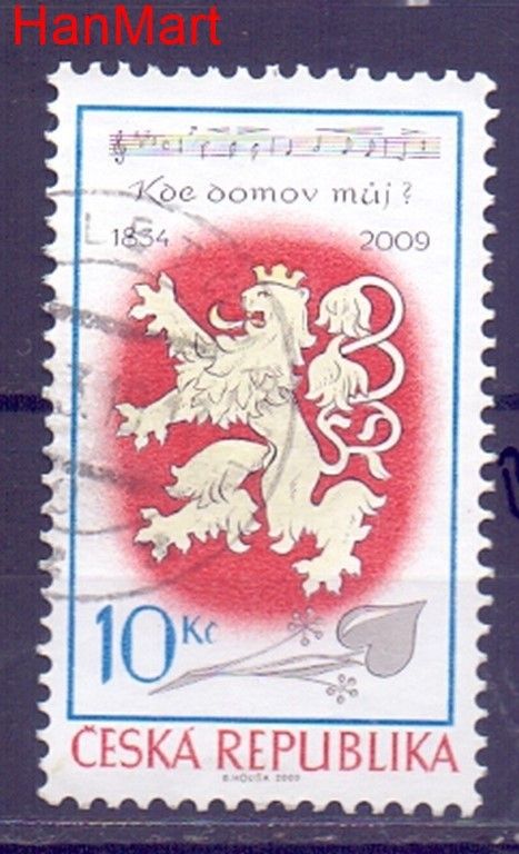 Znaczek Czechy 2009 Mi mpl609b Stemplowane