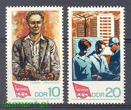 Znaczek NRD / DDR 1968 Mi 1363-1364 Czyste **
