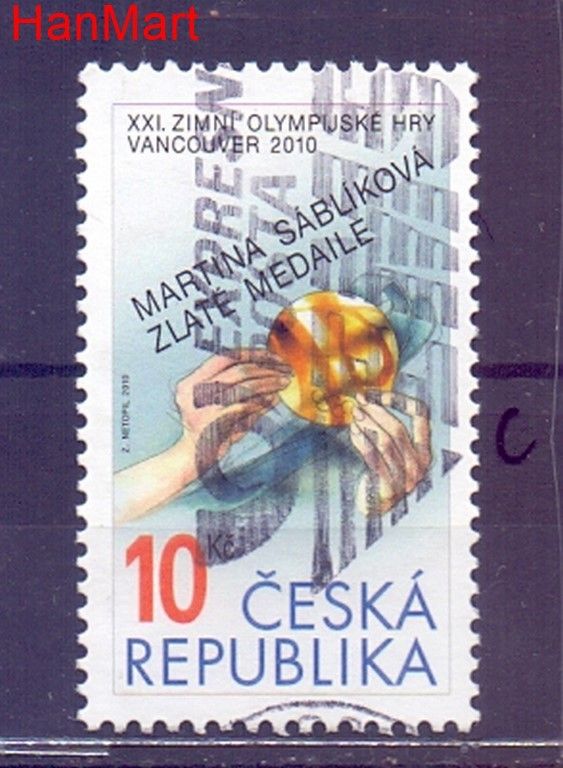 Znaczek Czechy 2010 Mi mpl625c Stemplowane