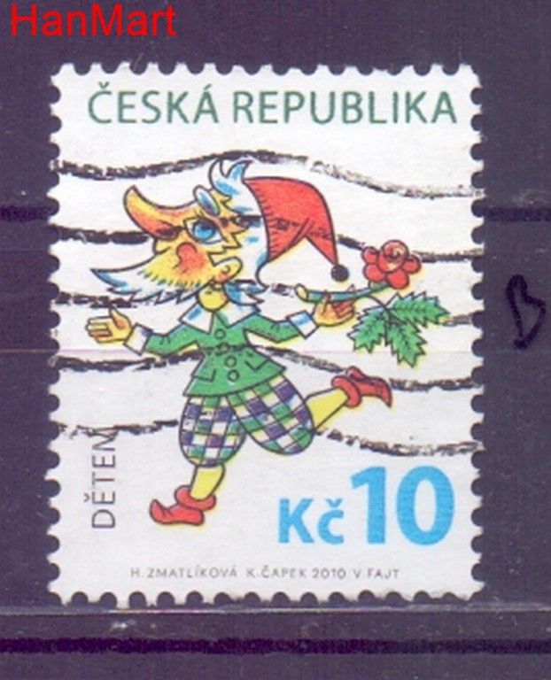 Znaczek Czechy 2010 Mi mpl632b Stemplowane