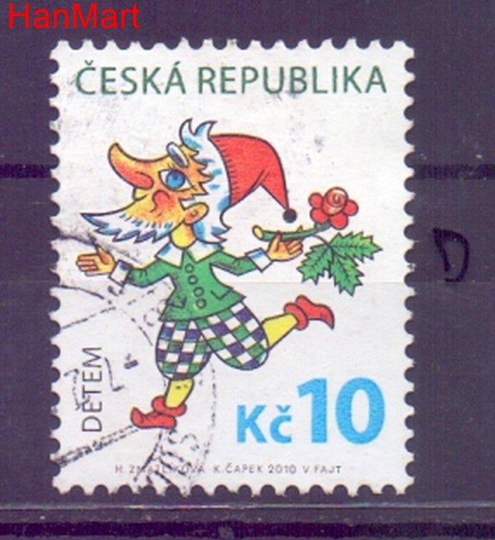 Znaczek Czechy 2010 Mi mpl632d Stemplowane