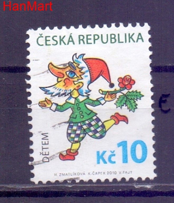 Znaczek Czechy 2010 Mi mpl632e Stemplowane