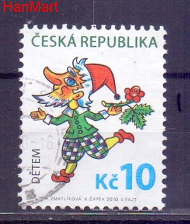 Znaczek Czechy 2010 Mi mpl632i Stemplowane