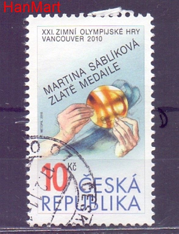 Znaczek Czechy 2010 Mi mpl625d Stemplowane