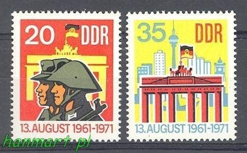 Znaczek NRD / DDR 1971 Mi 1691-1692 Czyste **