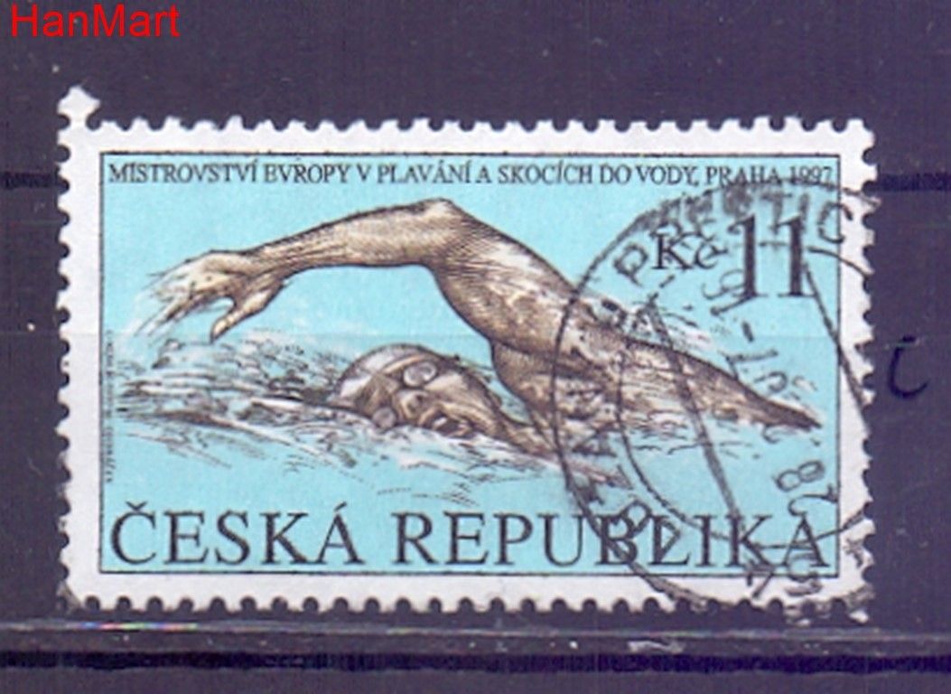 Znaczek Czechy 1997 Mi mpl152c Stemplowane