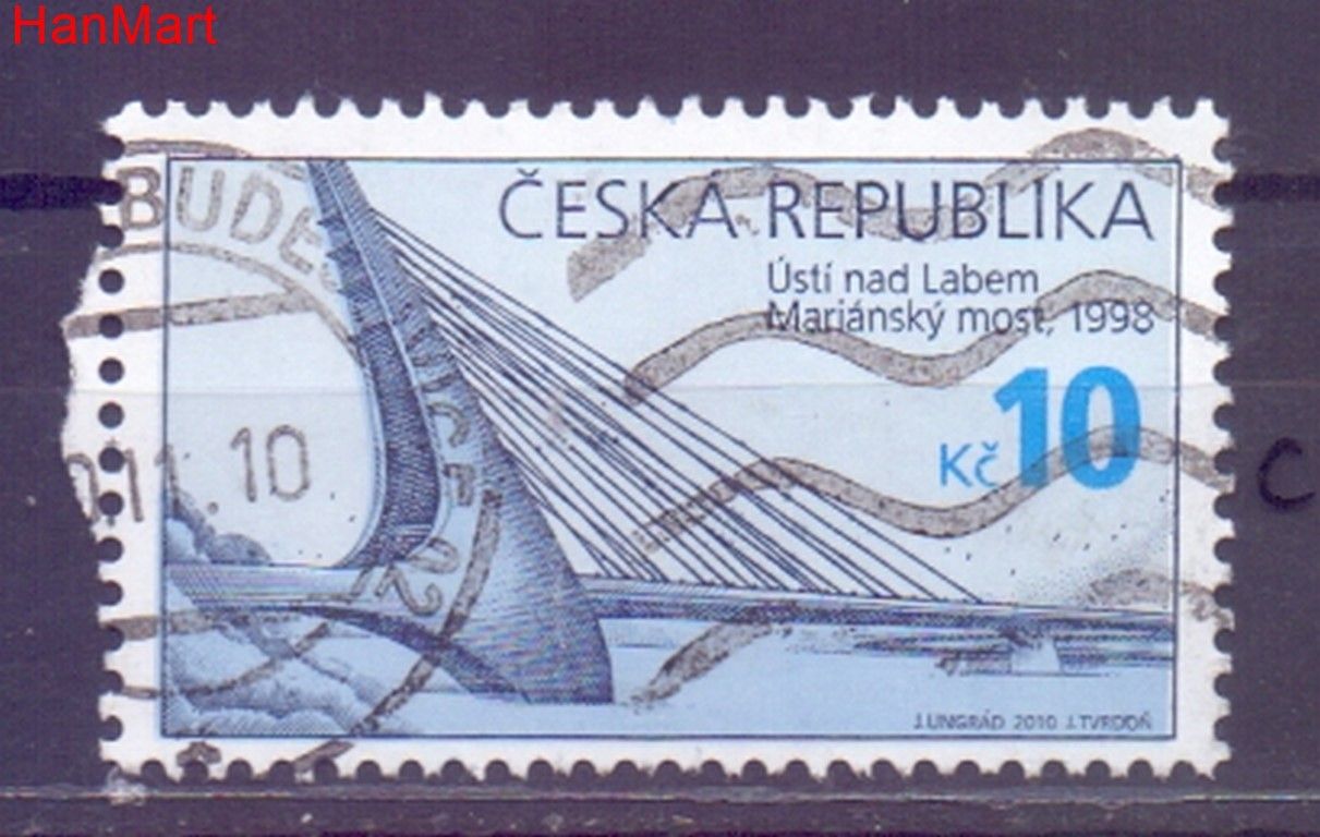 Znaczek Czechy 2010 Mi mpl655c Stemplowane