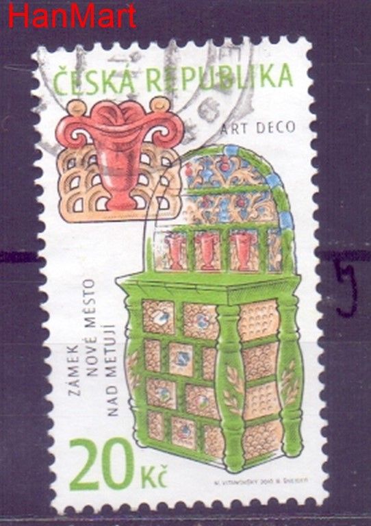 Znaczek Czechy 2010 Mi mpl658j Stemplowane