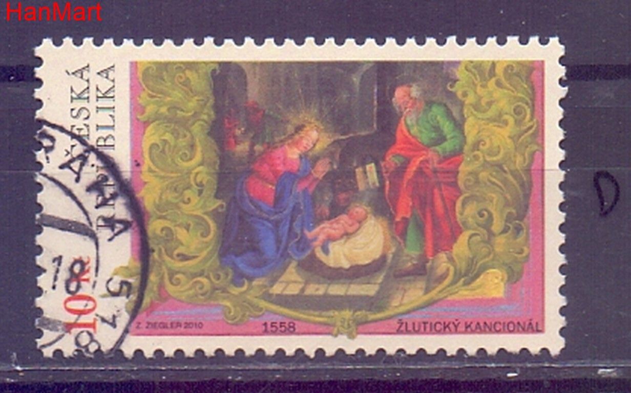 Znaczek Czechy 2010 Mi mpl663d Stemplowane