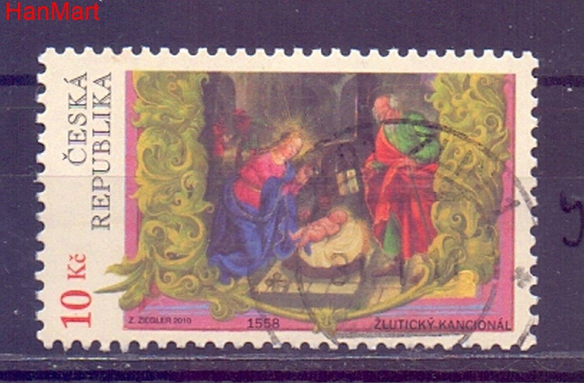 Znaczek Czechy 2010 Mi mpl663j Stemplowane