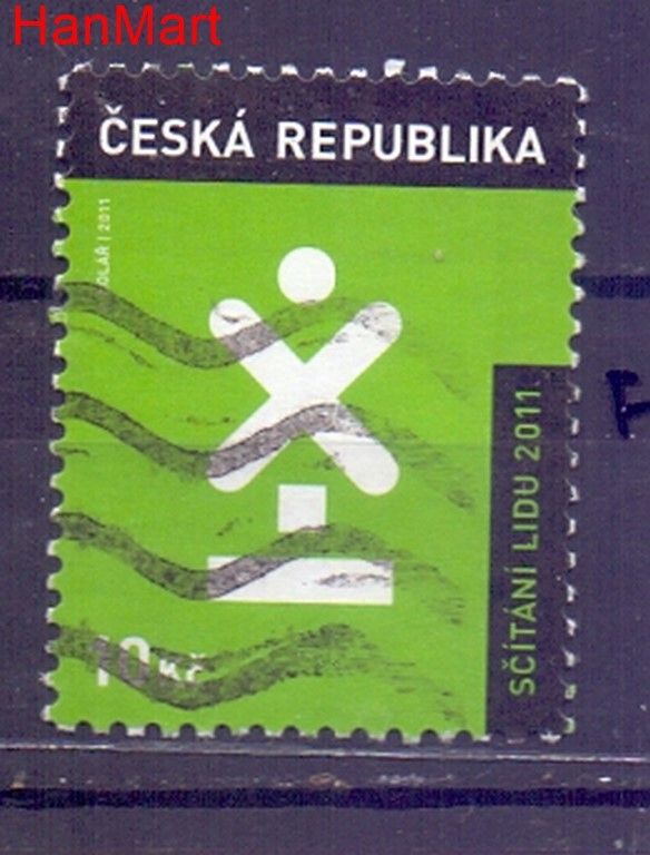 Znaczek Czechy 2011 Mi mpl664f Stemplowane