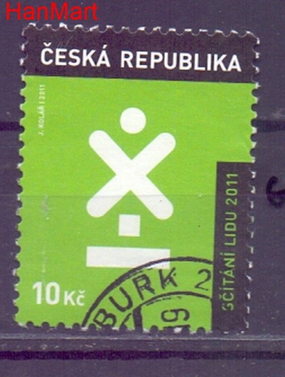 Znaczek Czechy 2011 Mi mpl664g Stemplowane