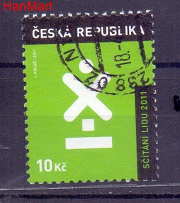 Znaczek Czechy 2011 Mi mpl664h Stemplowane