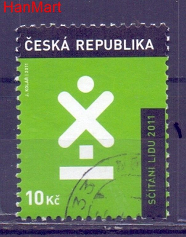 Znaczek Czechy 2011 Mi mpl664i Stemplowane