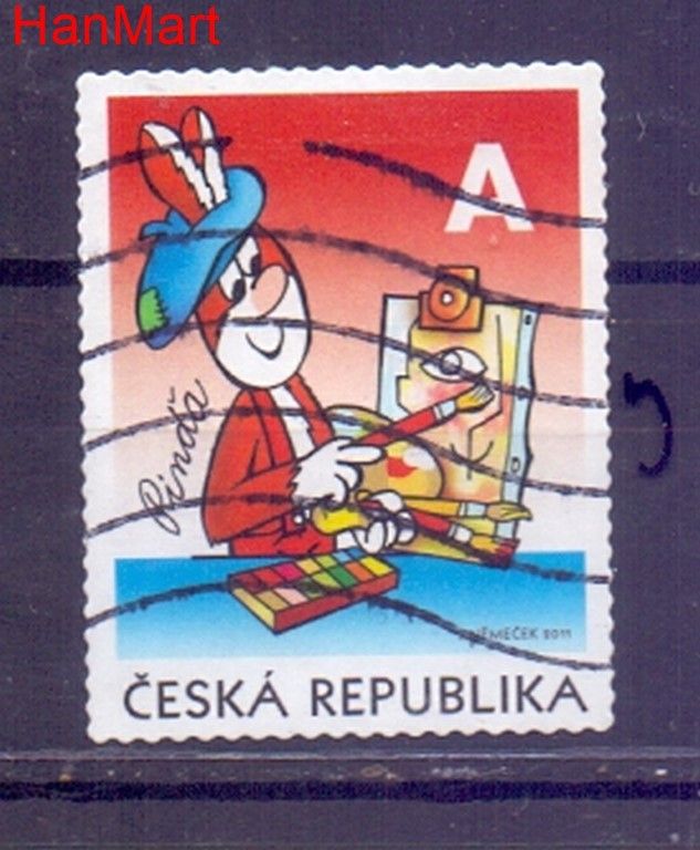 Znaczek Czechy 2011 Mi mpl671j Stemplowane