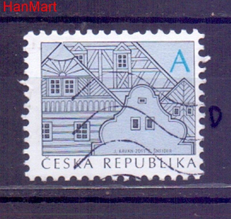 Znaczek Czechy 2011 Mi mpl673d Stemplowane