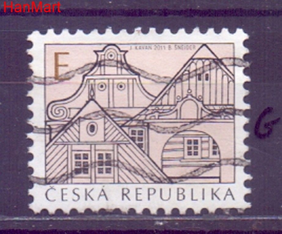 Znaczek Czechy 2011 Mi mpl674g Stemplowane