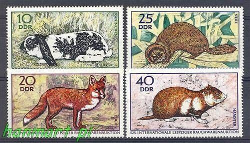 Znaczek NRD / DDR 1970 Mi 1541-1544 Czyste **