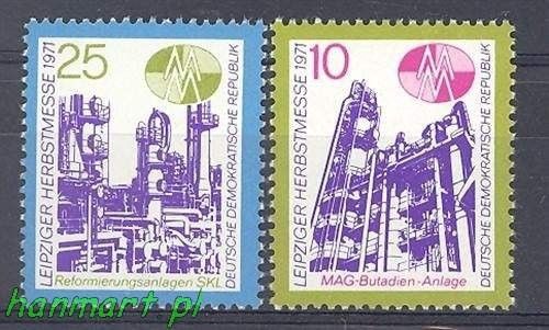 Znaczek NRD / DDR 1971 Mi 1700-1701 Czyste **