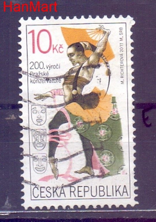 Znaczek Czechy 2011 Mi mpl678e Stemplowane