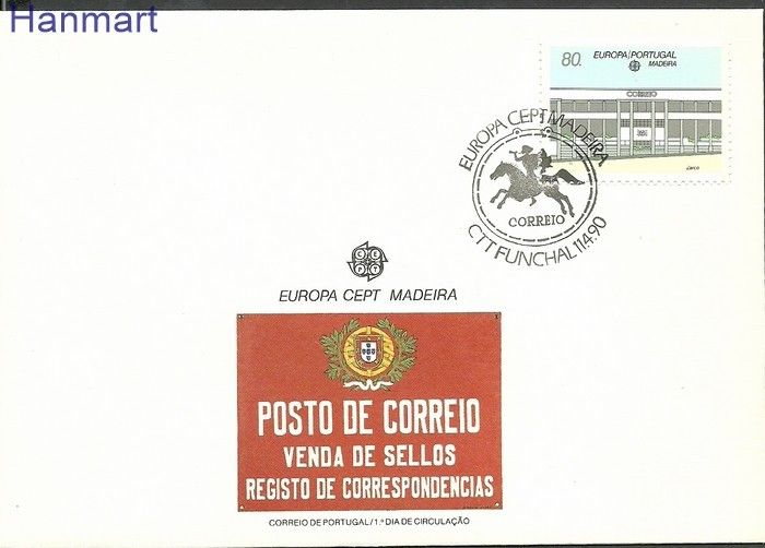 Znaczek Madera 1990 Mi 133 FDC