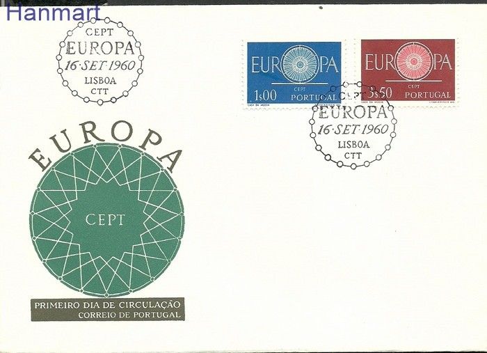 Znaczek Portugalia 1960 Mi 898-899 FDC