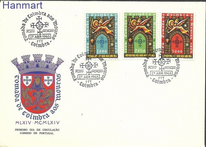 Znaczek Portugalia 1965 Mi 979-981 FDC