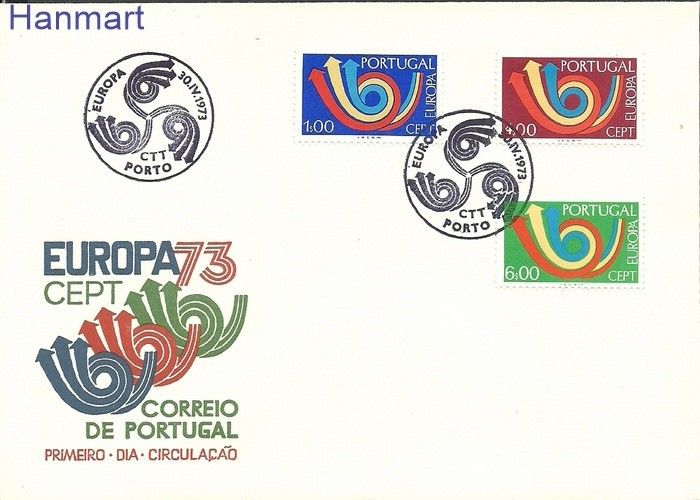 Znaczek Portugalia 1973 Mi 1199-1201 FDC
