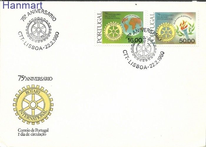 Znaczek Portugalia 1980 Mi 1480-1481 FDC