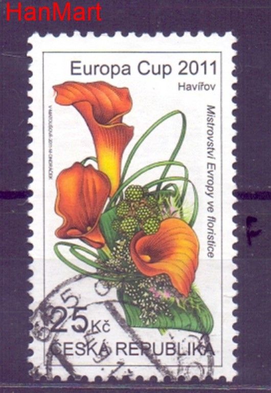 Znaczek Czechy 2011 Mi mpl688f Stemplowane