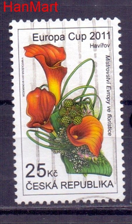 Znaczek Czechy 2011 Mi mpl688g Stemplowane
