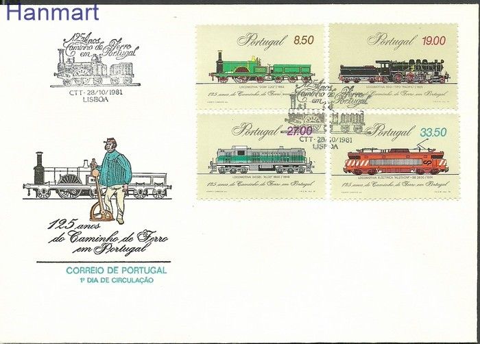 Znaczek Portugalia 1981 Mi 1540-1543 FDC