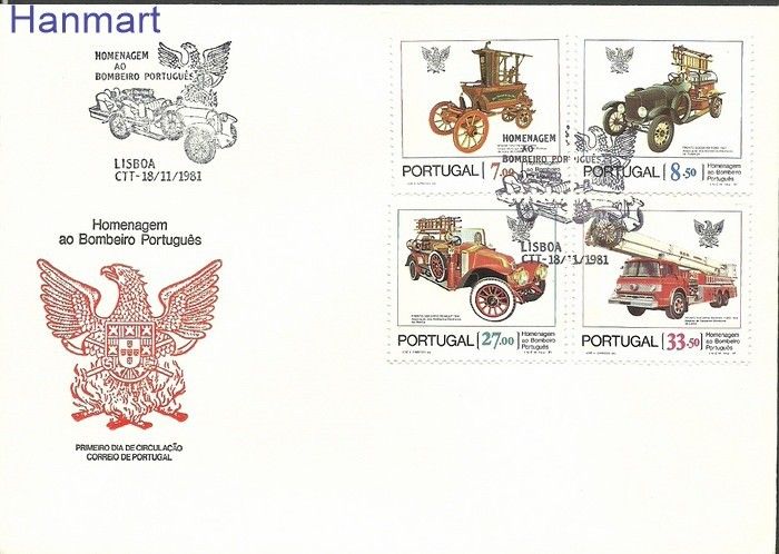 Znaczek Portugalia 1981 Mi 1544-1547 FDC