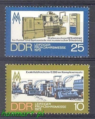 Znaczek NRD / DDR 1973 Mi 1832-1833 Czyste **